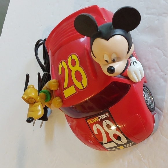 Vintage  Mickey Mouse & Pluto Digital Alarm Clock Excellent Condition - Picture 3 of 9